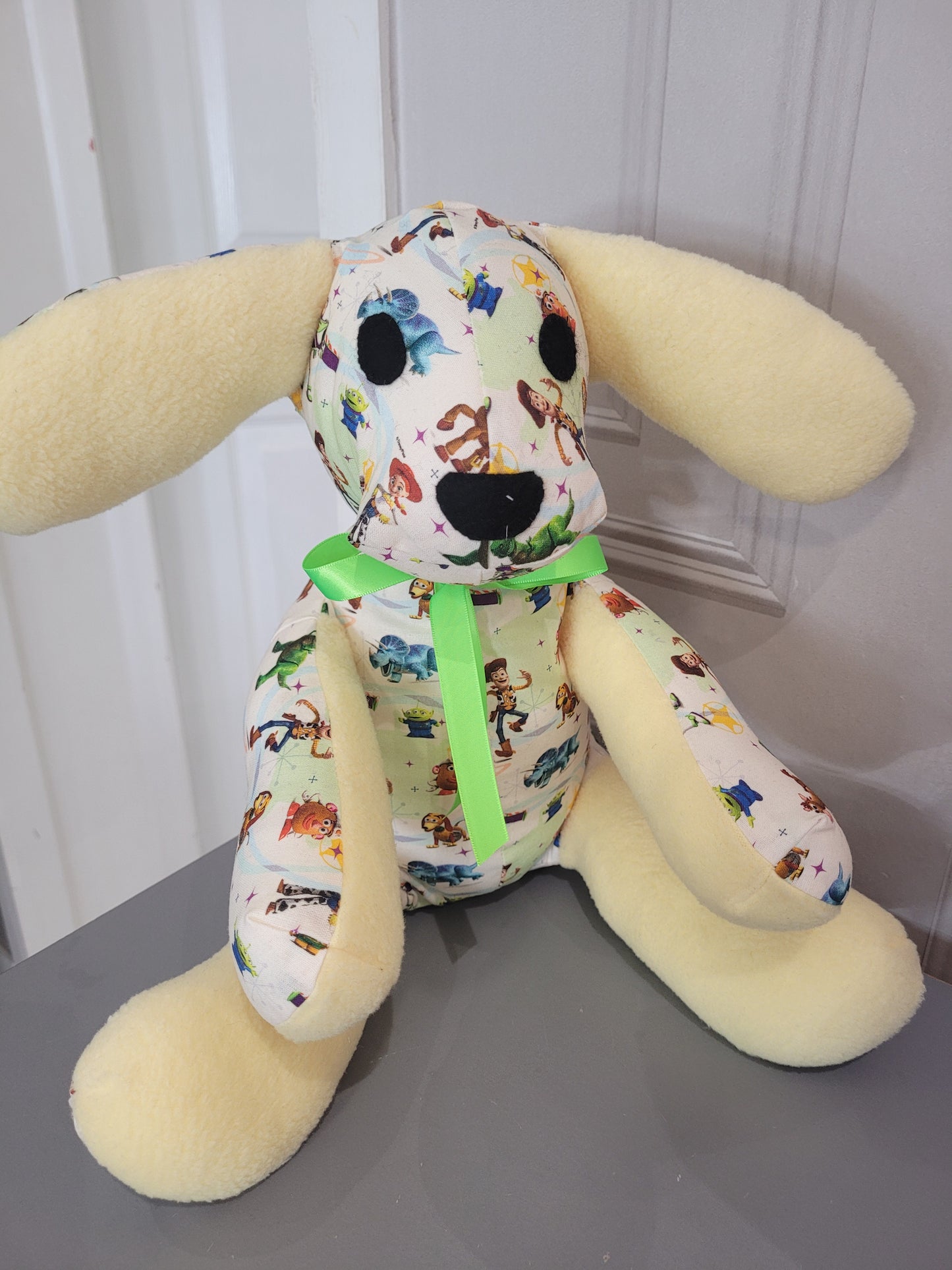 Bespoke soft dog toys gift idea