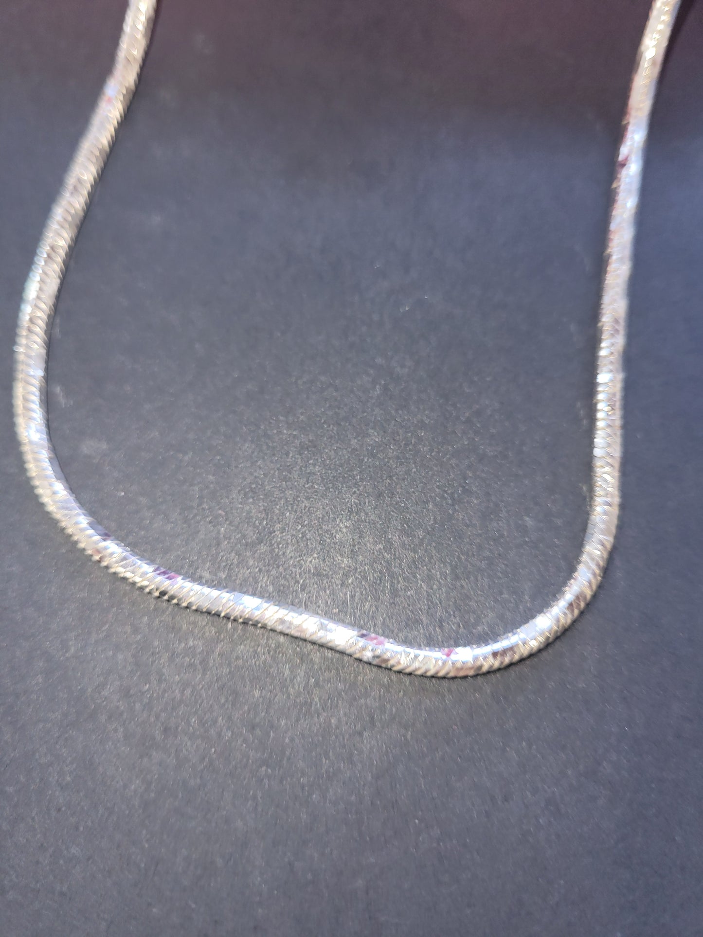 Solid silver bracelet and necklace set gift