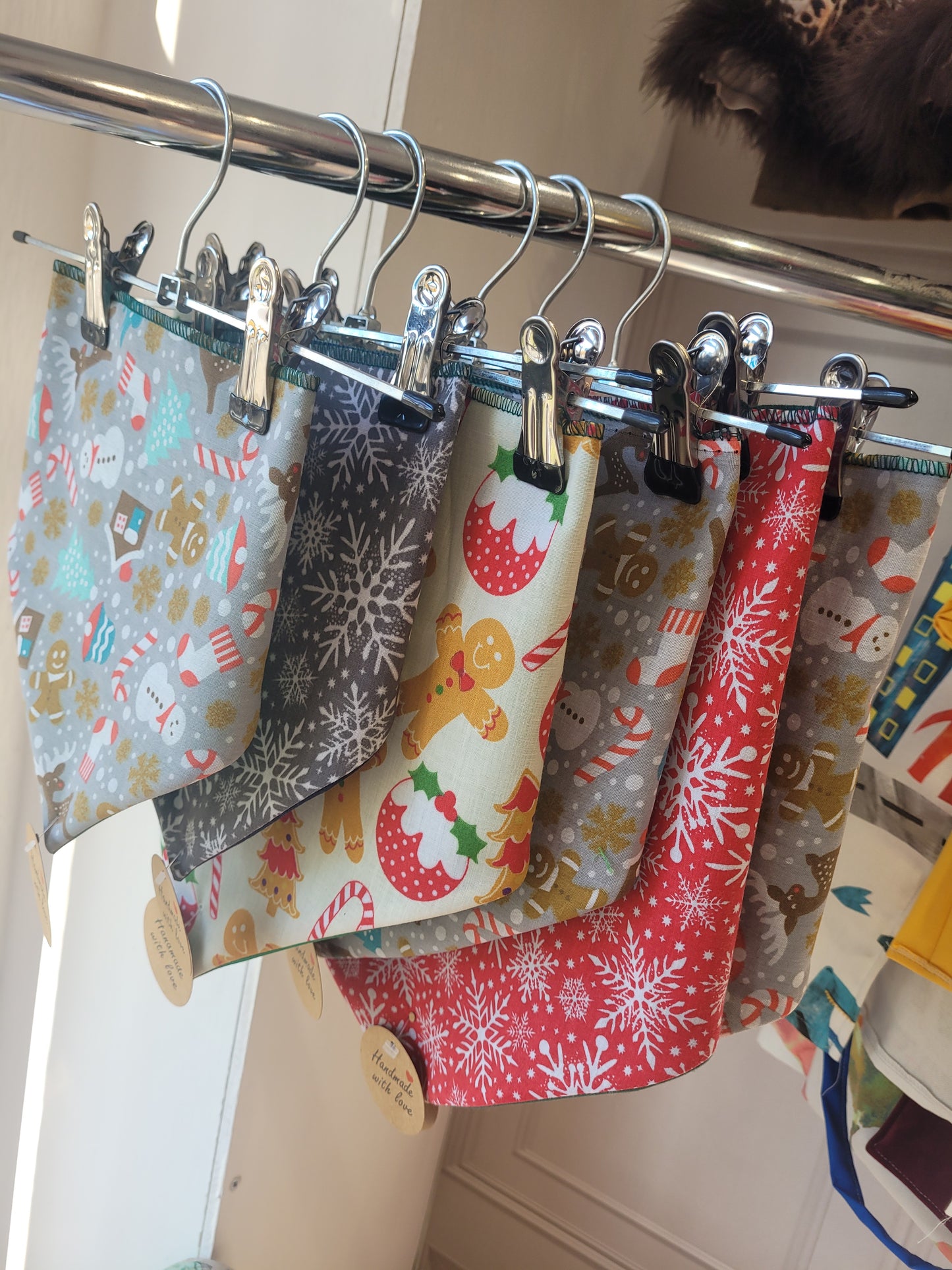 Dog Christmas kneckerchiefs Handmade.By.MeggyFifee