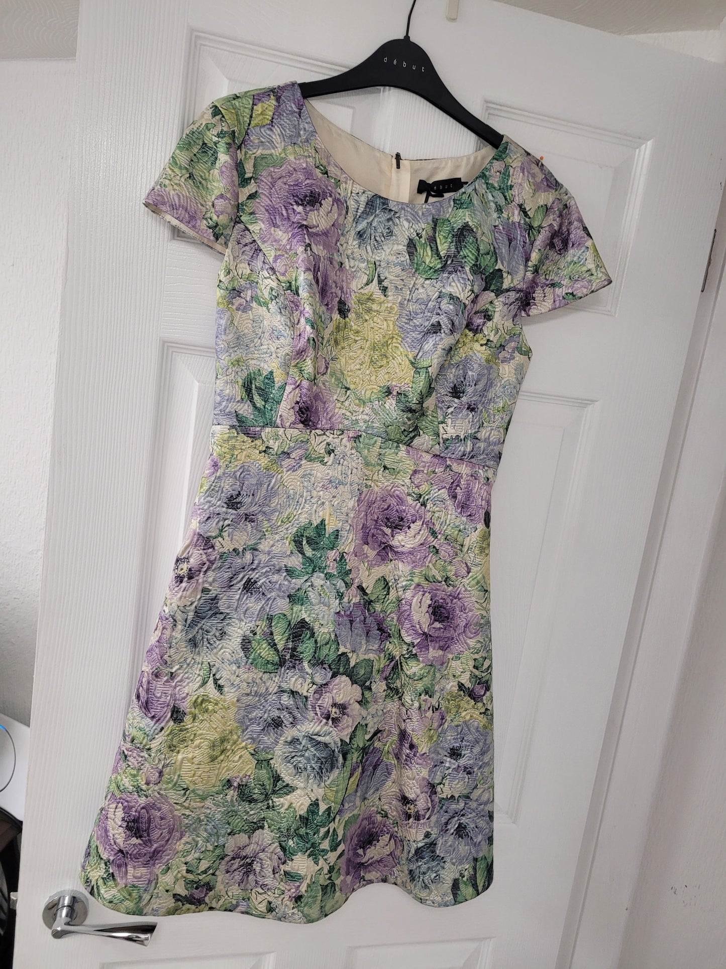 Bespoke occassion dress and fascinator