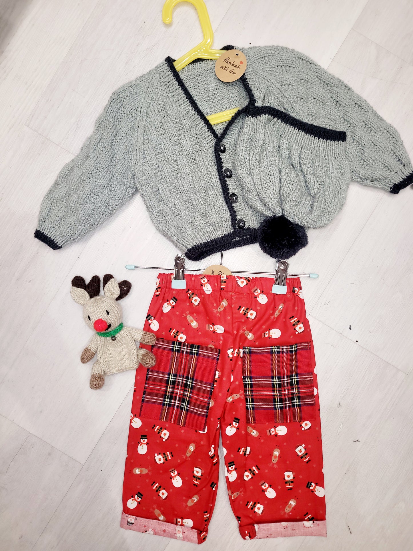 Bespoke santa trousers Handmade.By.MeggyFifee