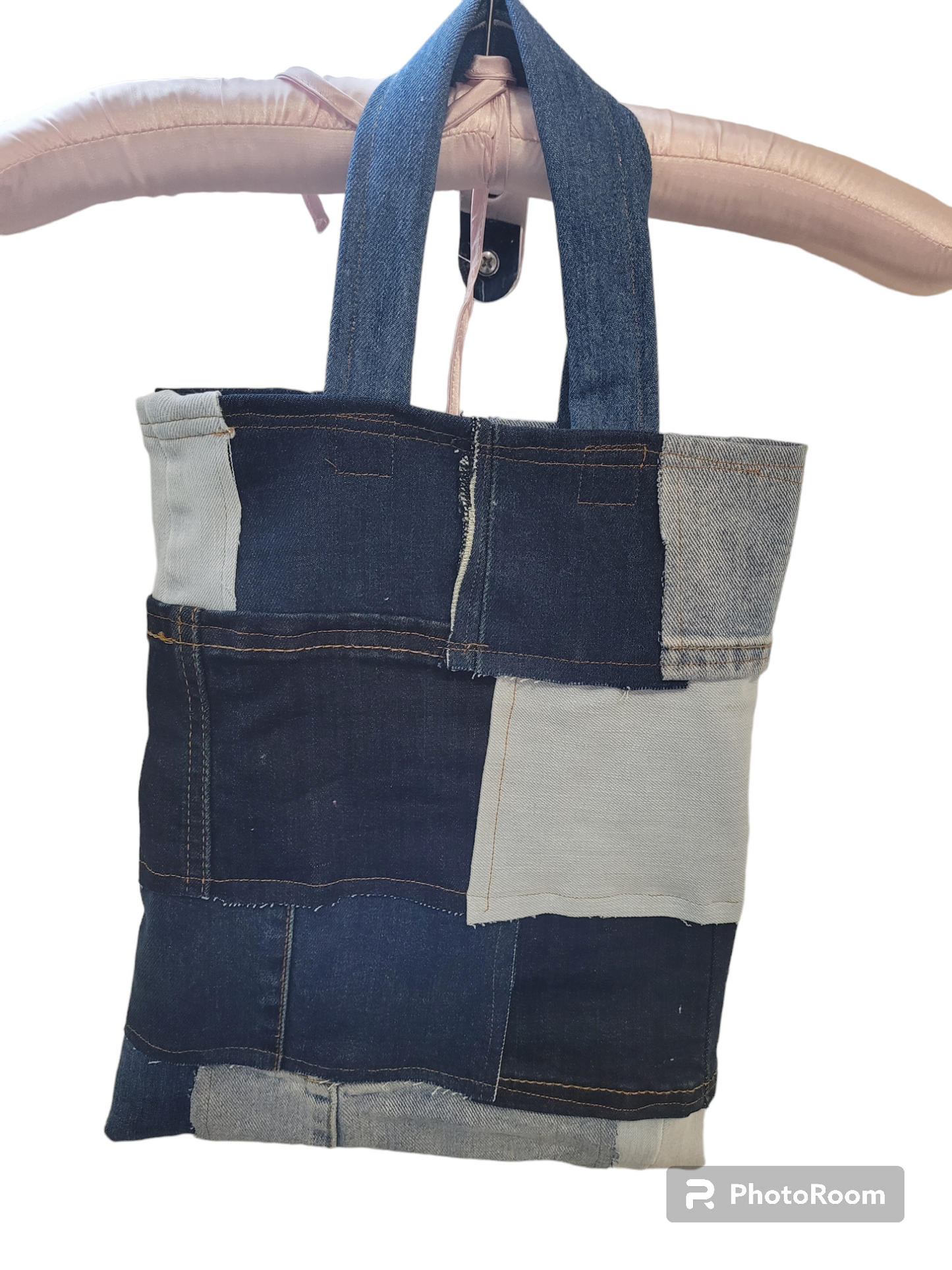 Patchwork denim shopper bag Handmade.By.MeggyFifee