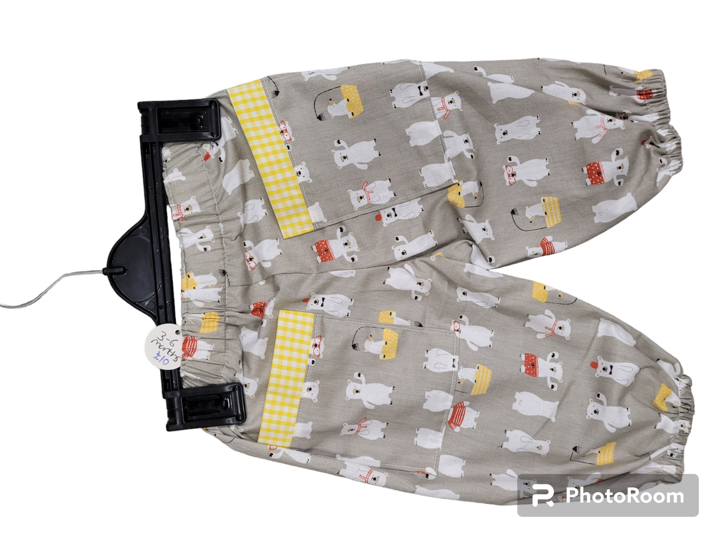 Baby boys bear trousers Handmade.by.meggyfifee