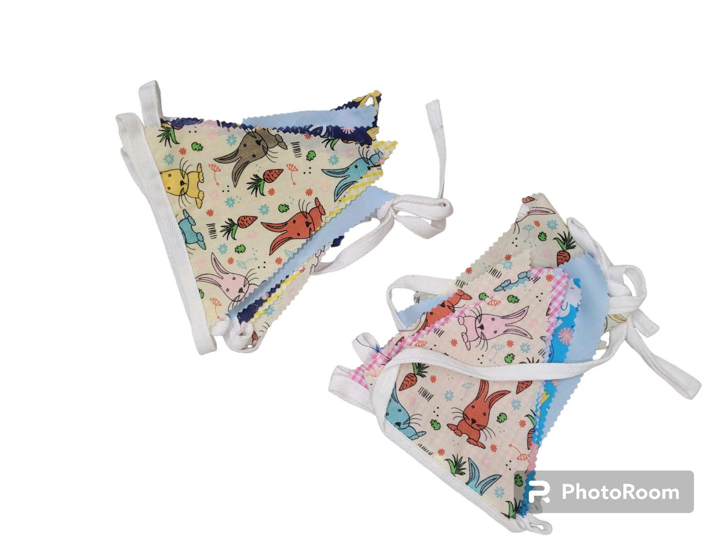 Bunny bunting 1 metre flags handmade
