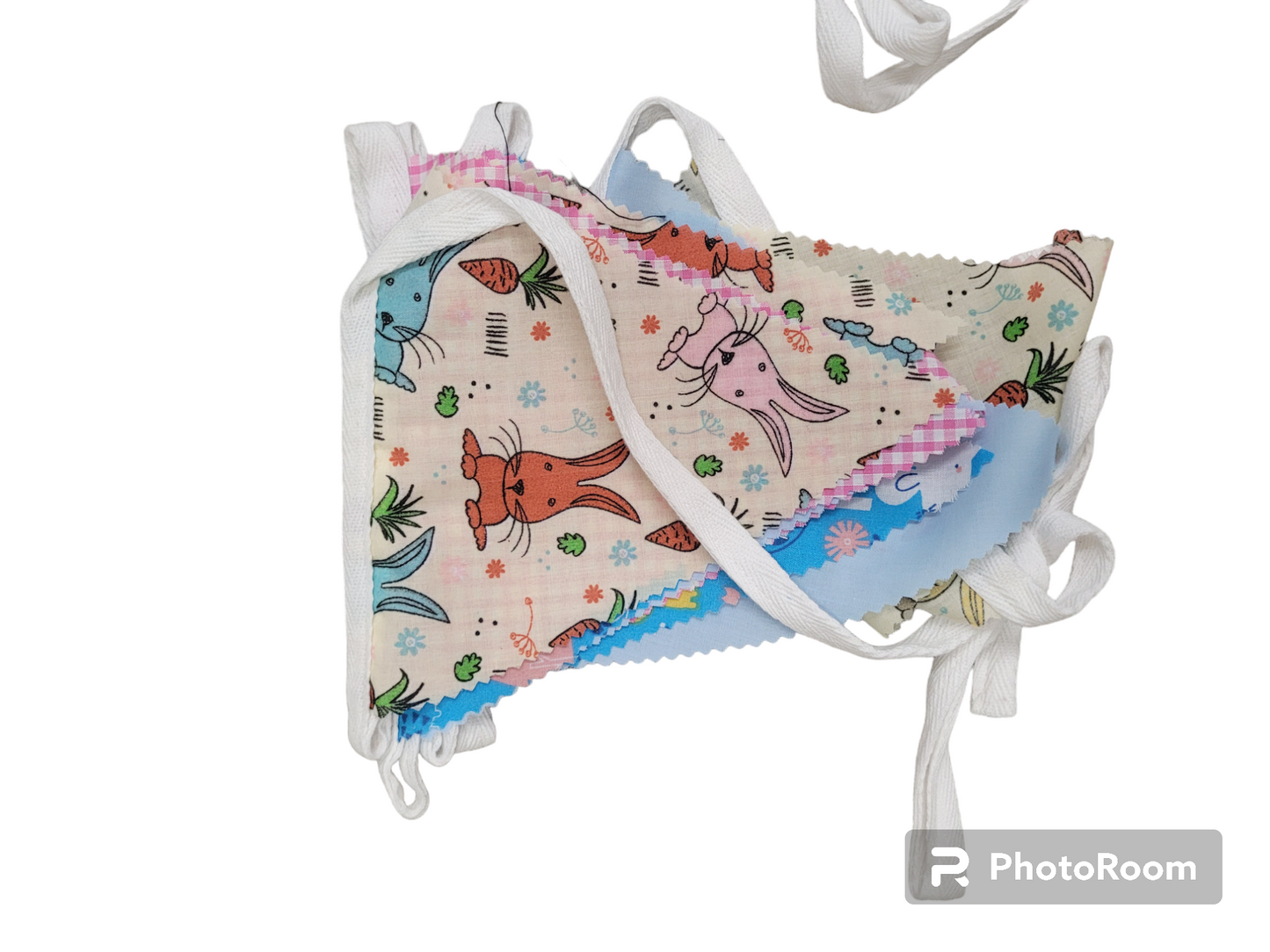 Bunny bunting 1 metre flags handmade