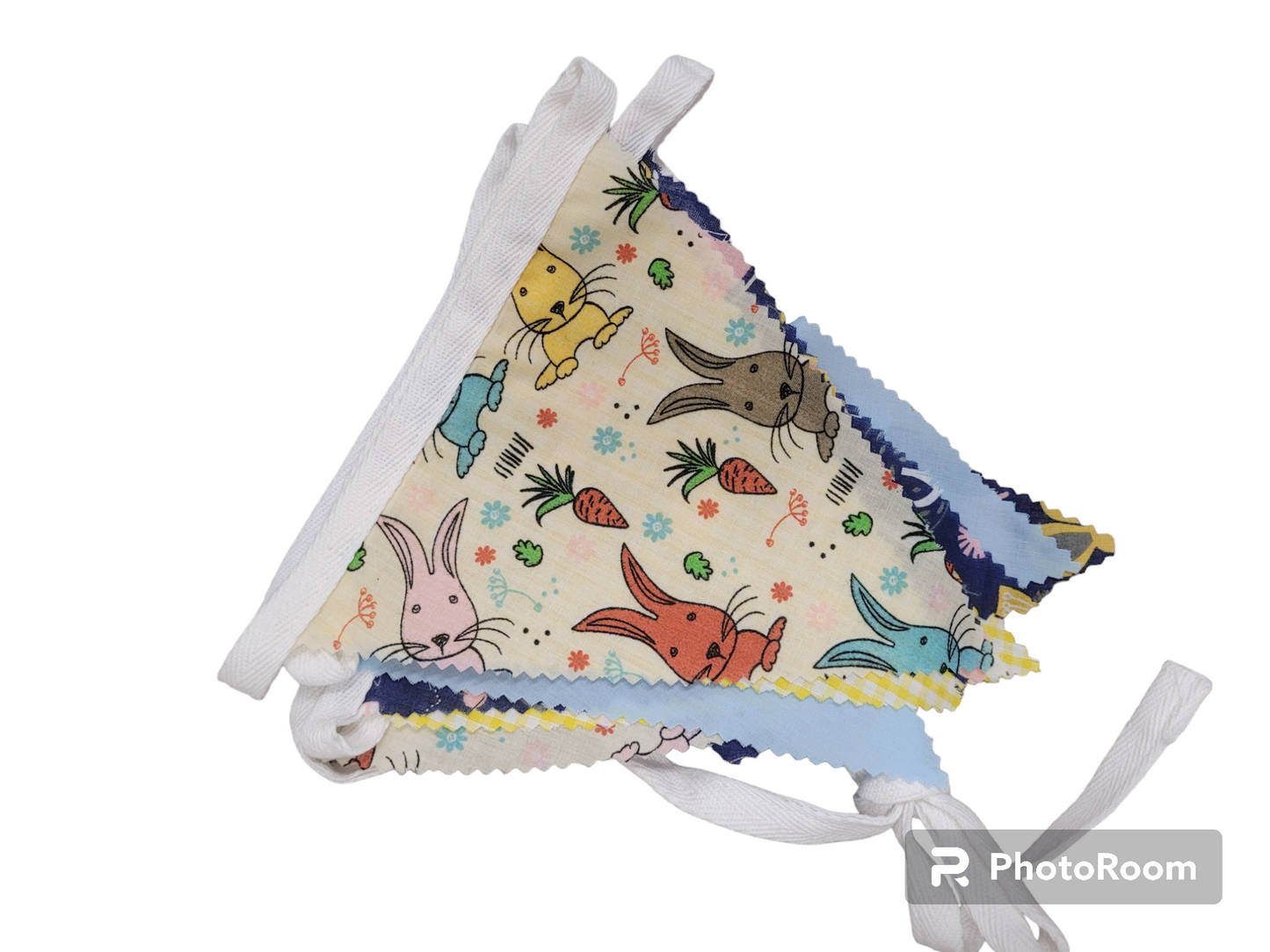 Bunny bunting 1 metre flags handmade