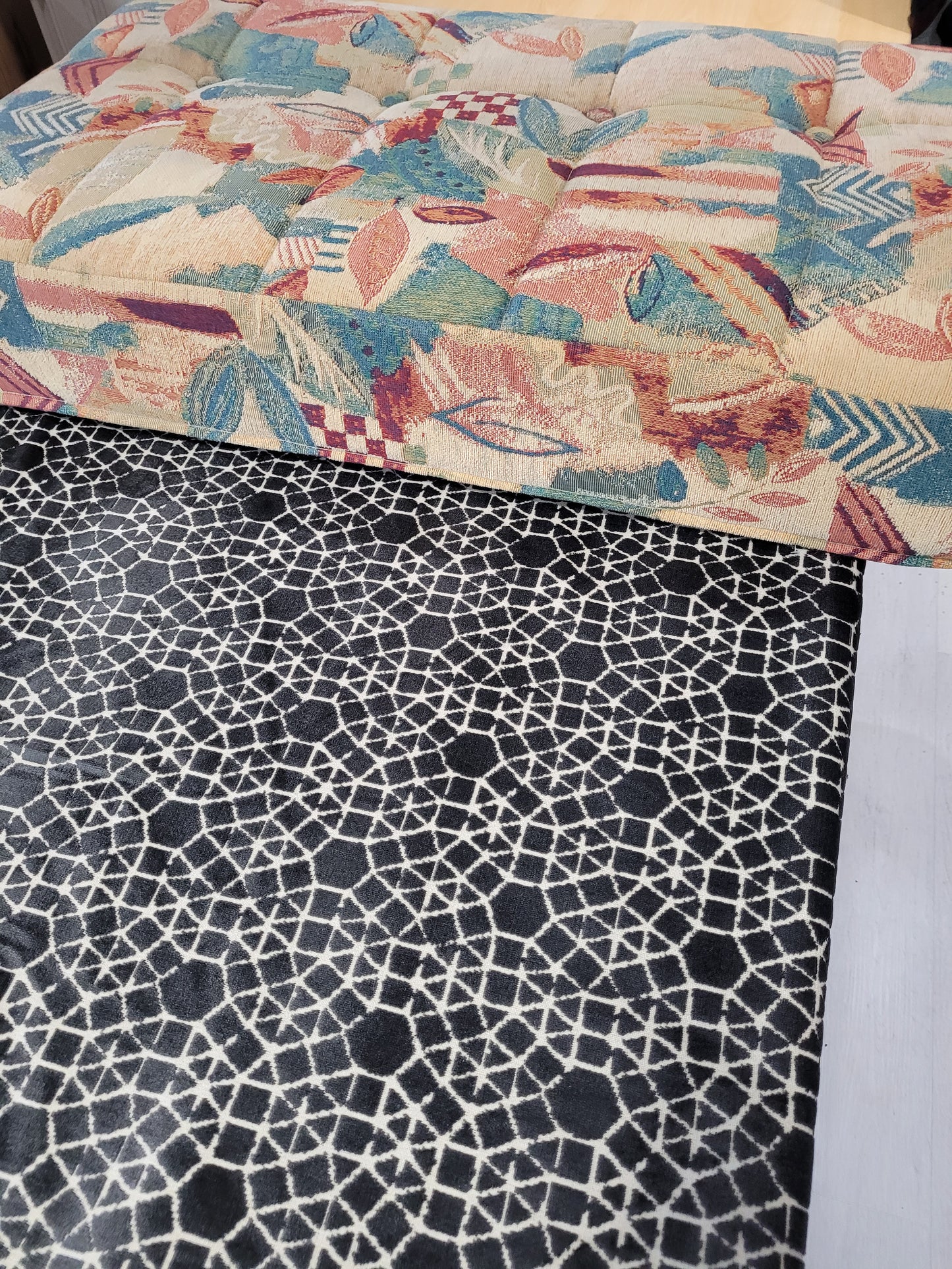 Caravan cushions recover handmade.by.meggyfifee