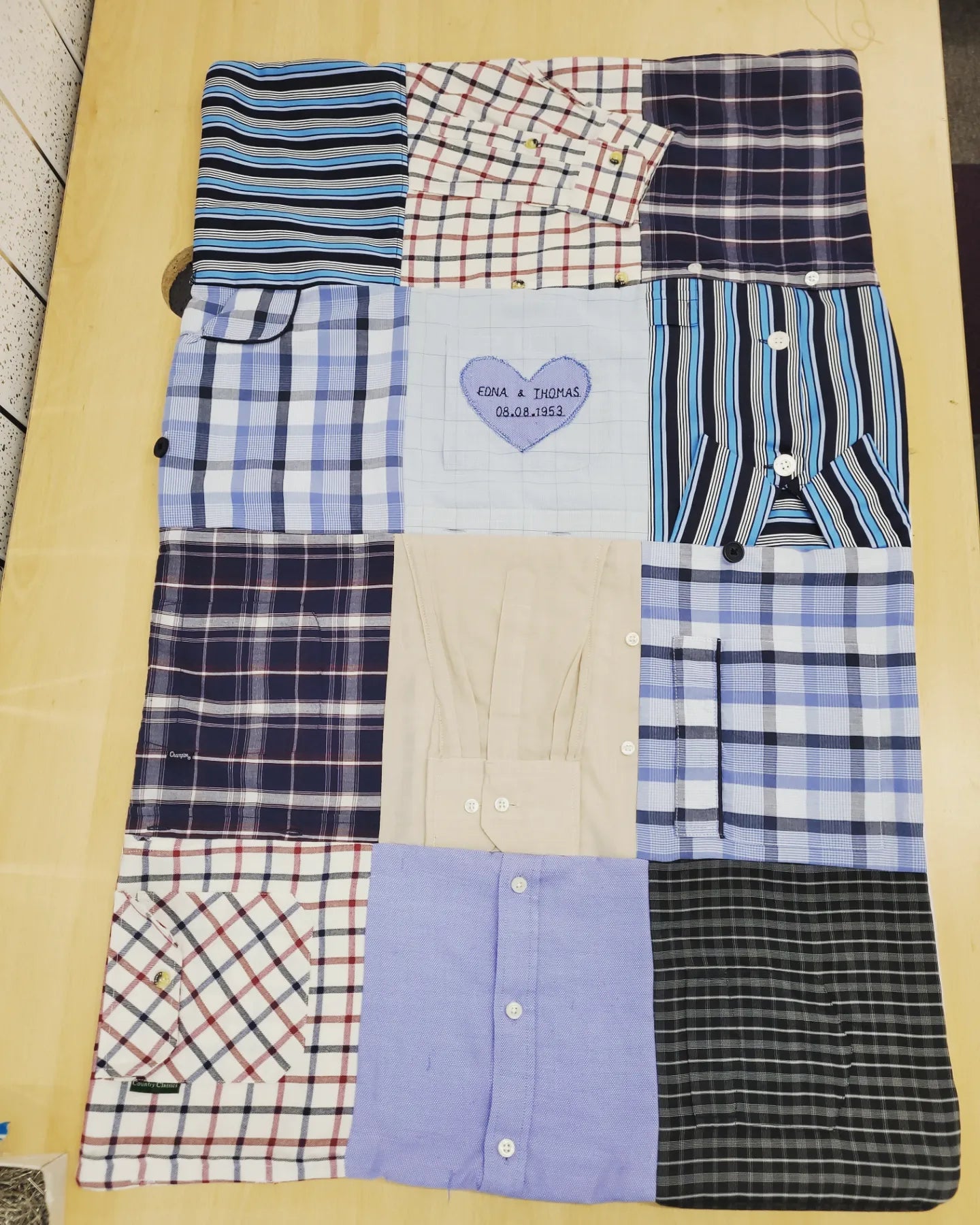 Shirts or t-shirts memory keepsake blanket By.Meggy-Fifee