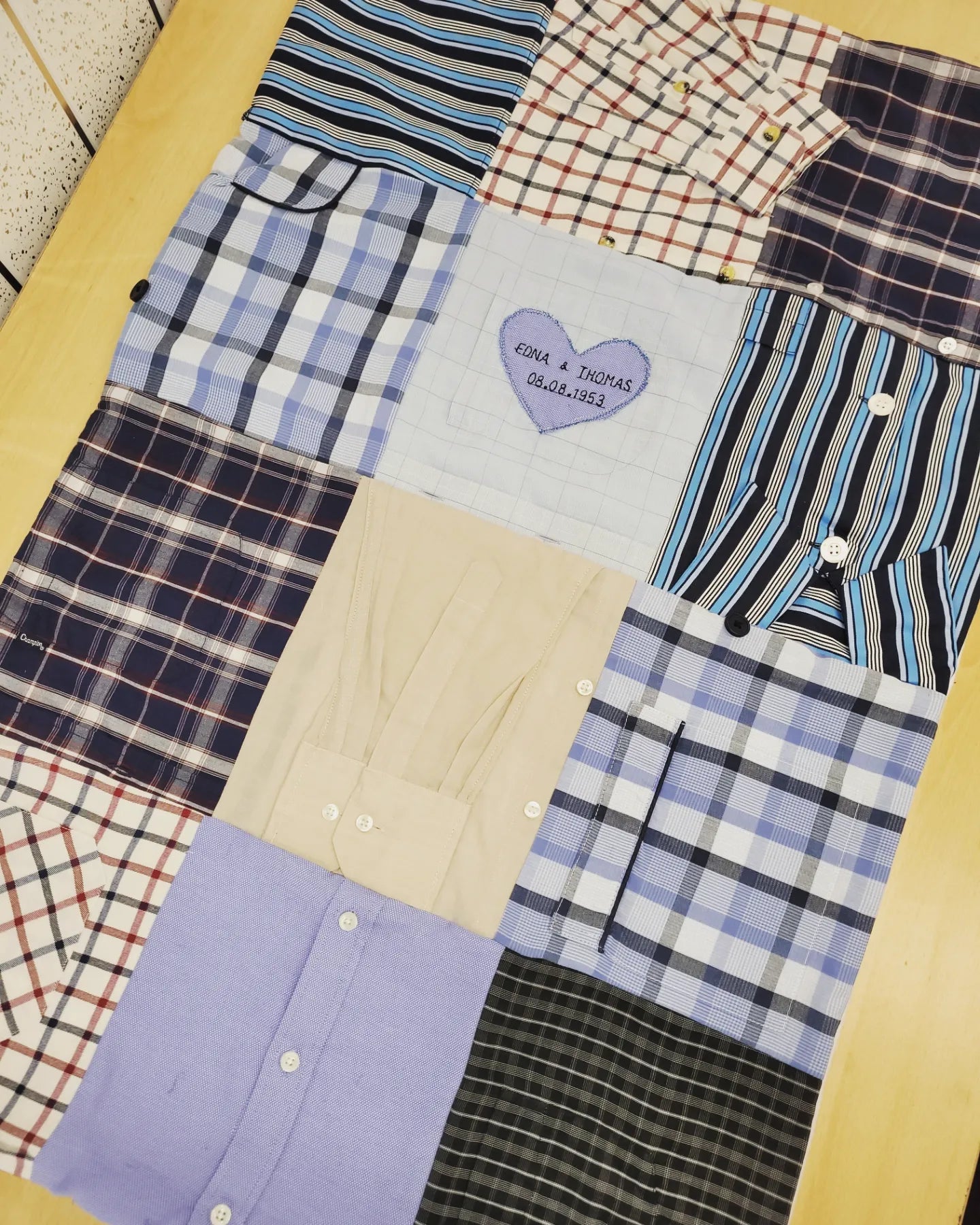Shirts or t-shirts memory keepsake blanket By.Meggy-Fifee
