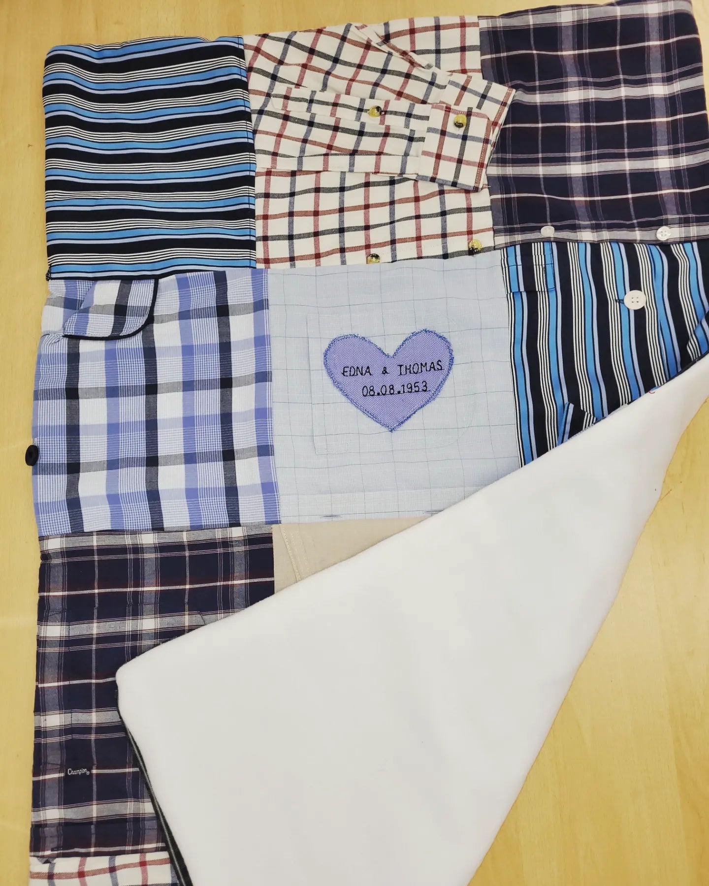 Shirts or t-shirts memory keepsake blanket By.Meggy-Fifee