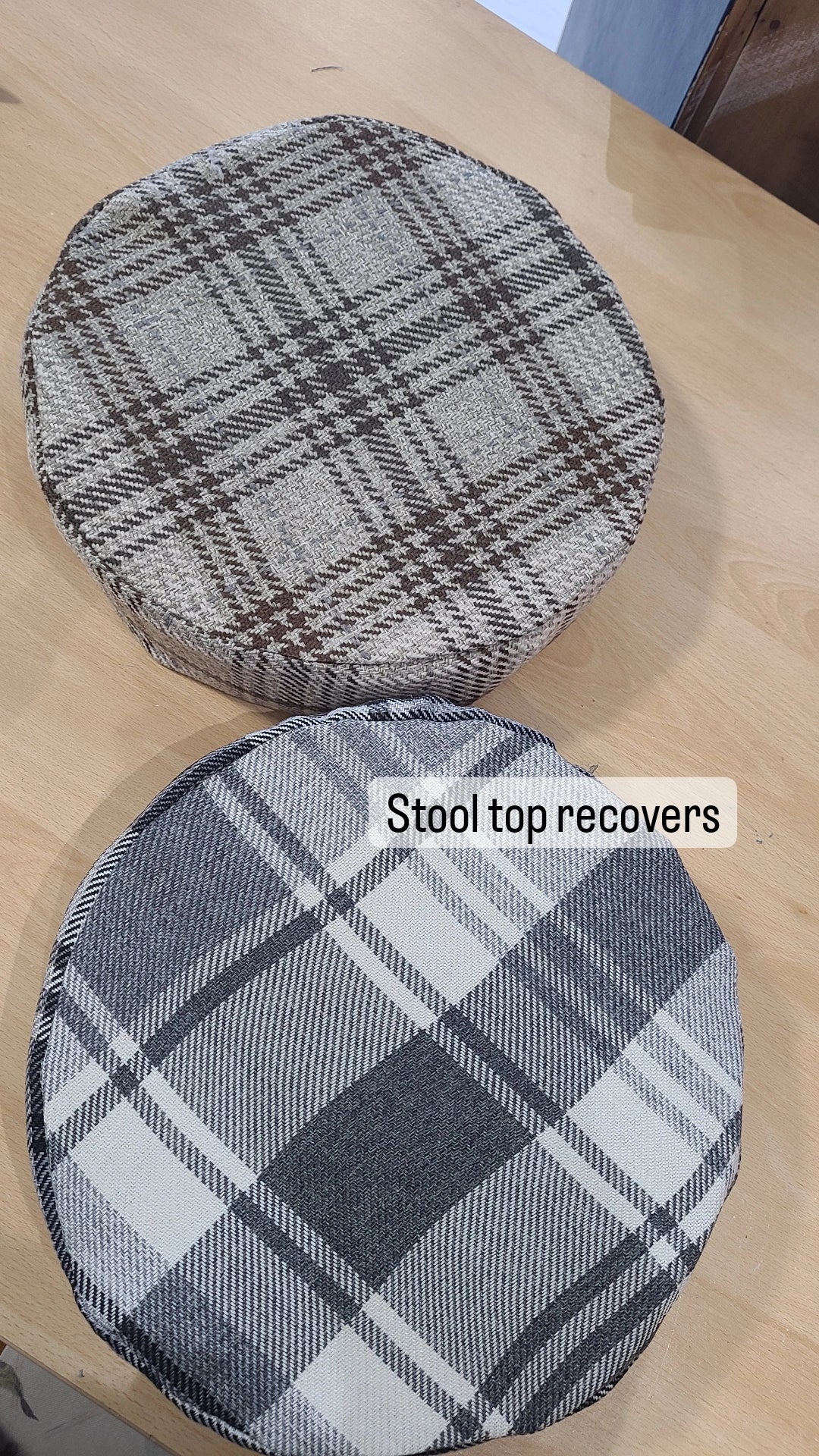 Stool top recover handmadmade.by.meggyfifee