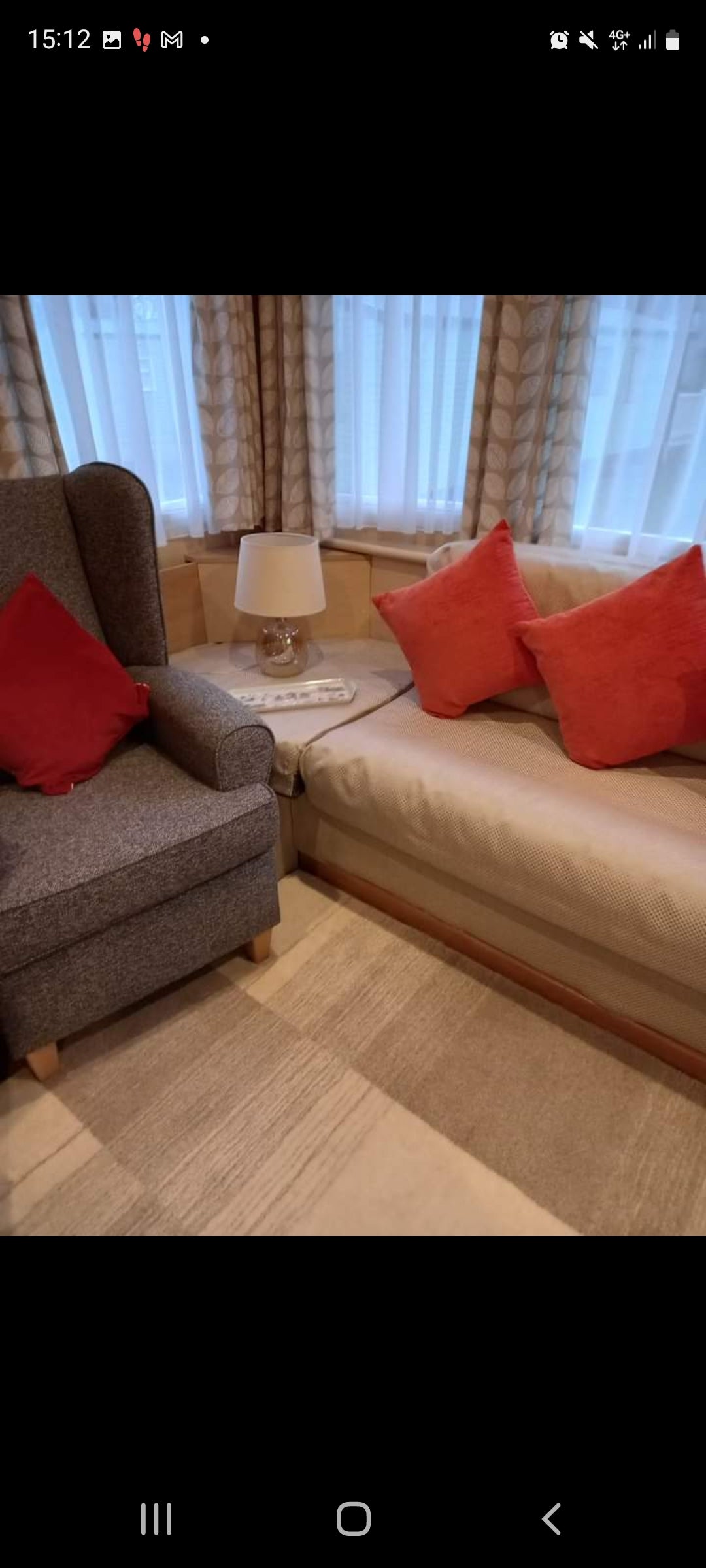 Caravan cushions recover handmade.by.meggyfifee