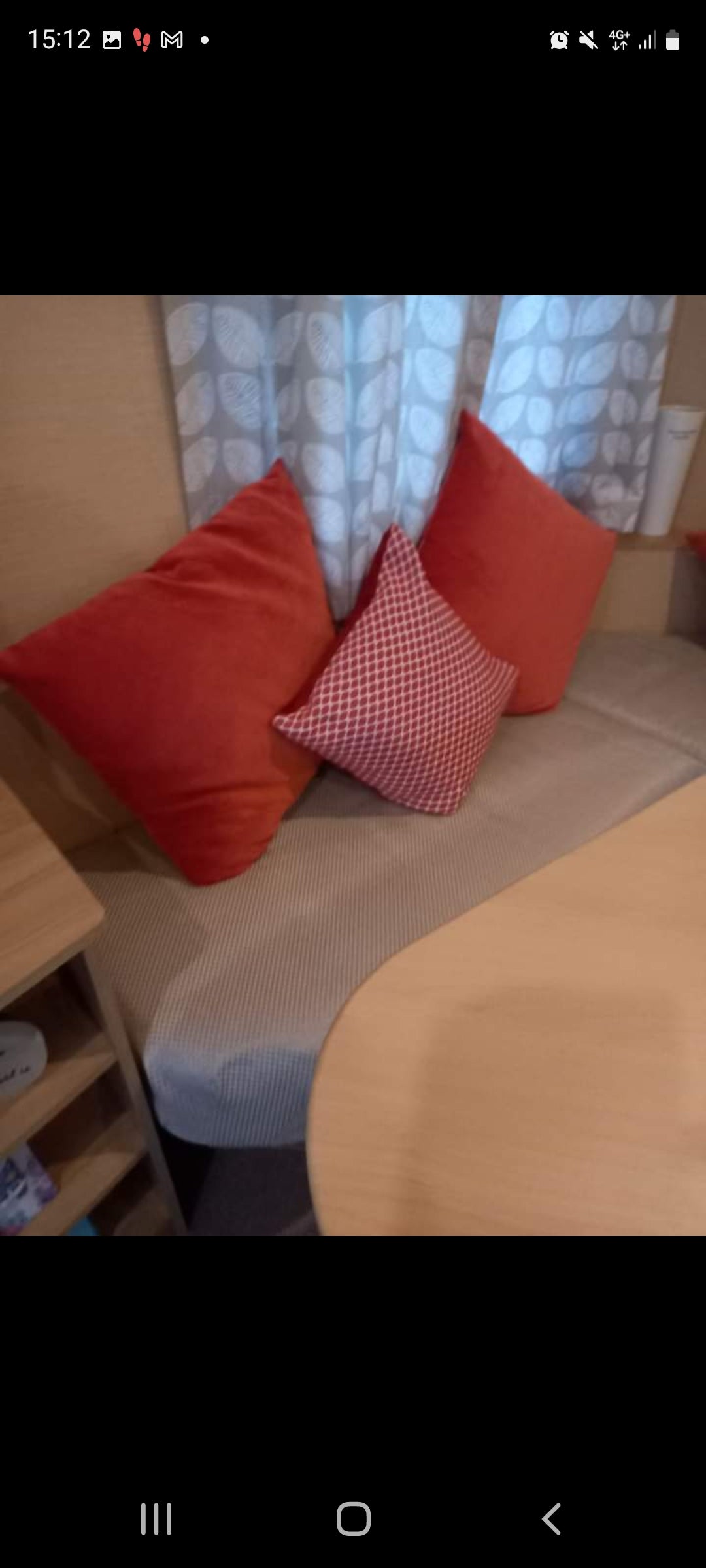 Caravan cushions recover handmade.by.meggyfifee