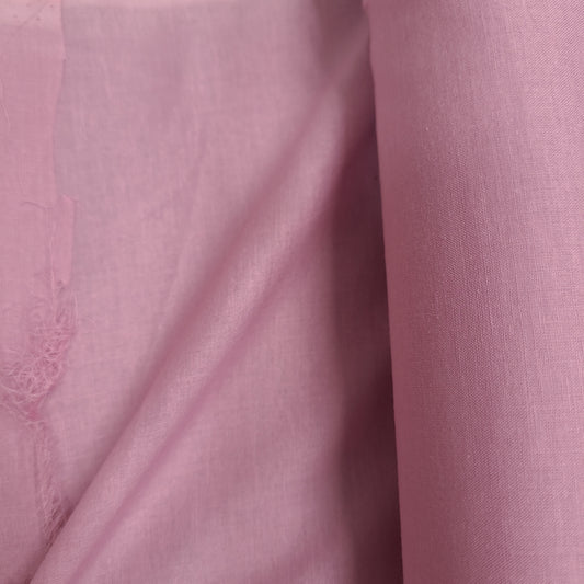 Pink cotton by the metre