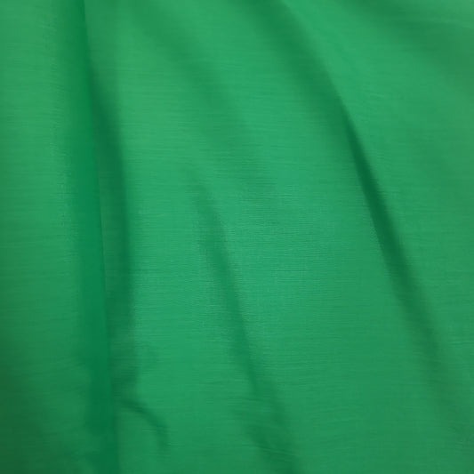 Frog green cotton fabric by the metre