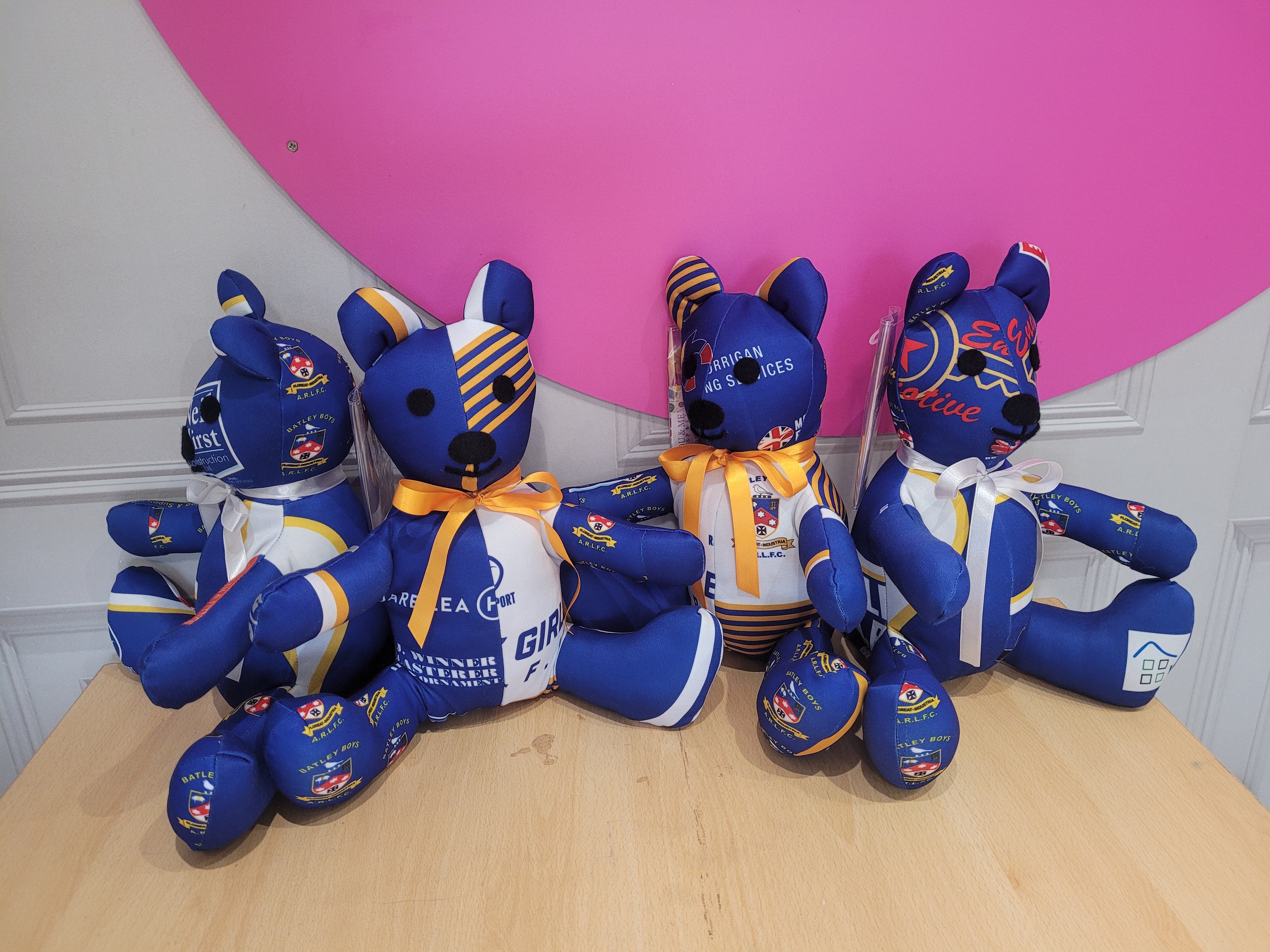 Sports shirts keepsake memory bears Handmade.by.MeggyFifee