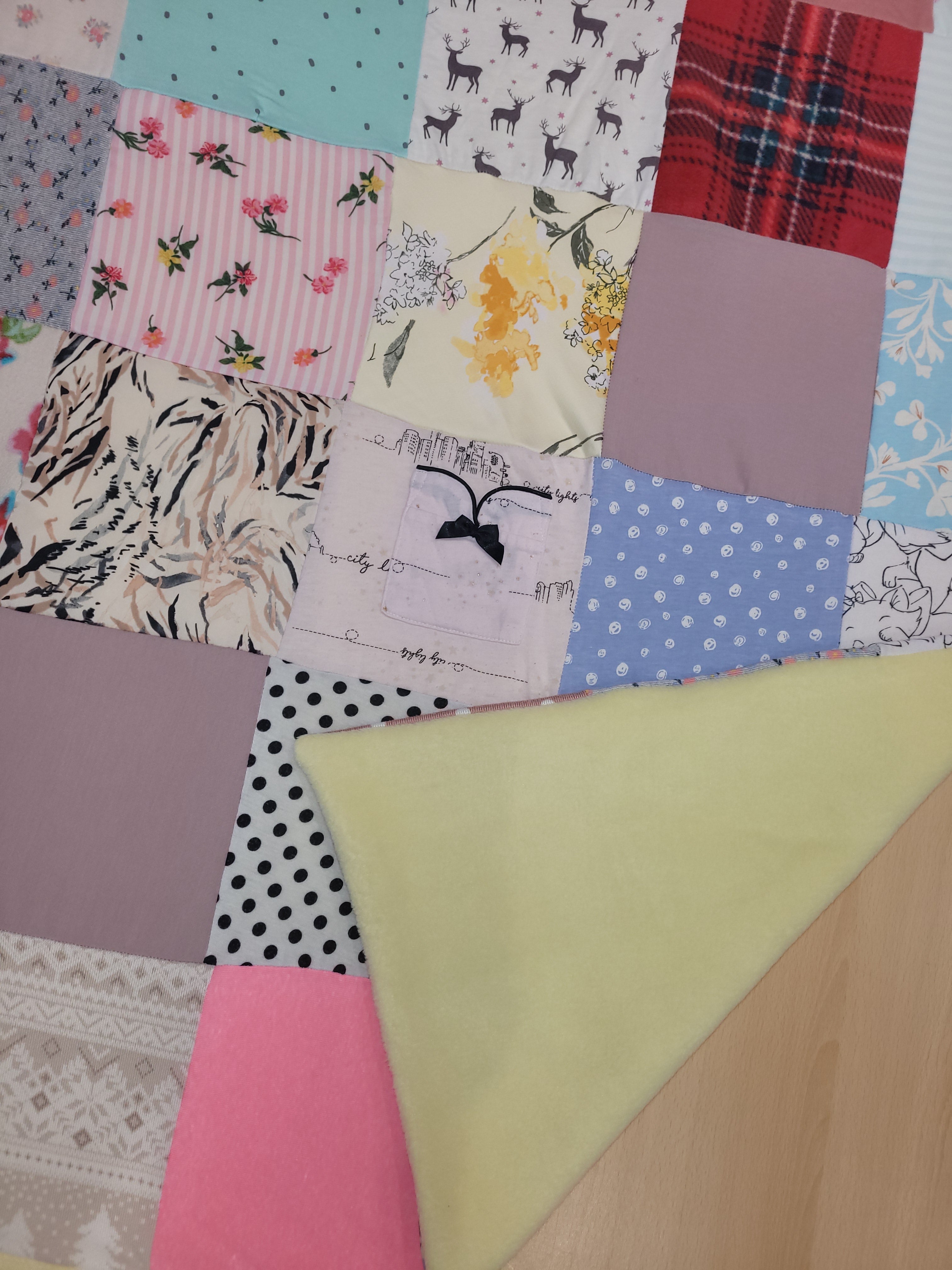 Baby clothing keepsake memory blankets xlarge By.MeggyFifee