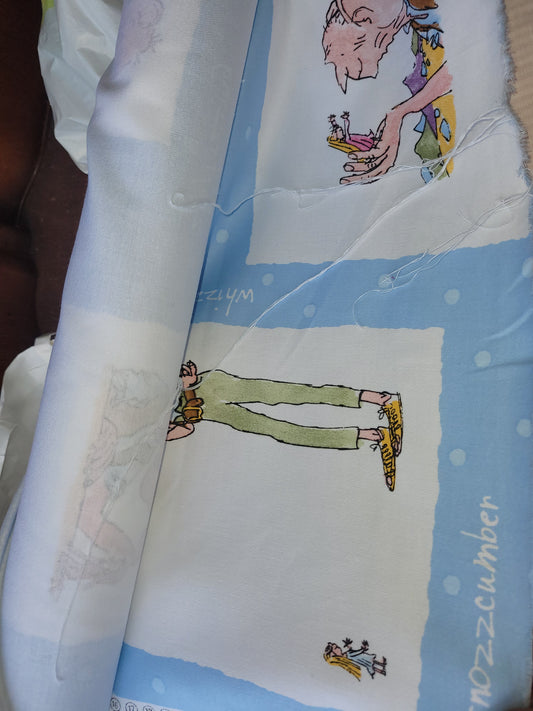 Roald Dahl BFG 100% cotton fabric by the metre
