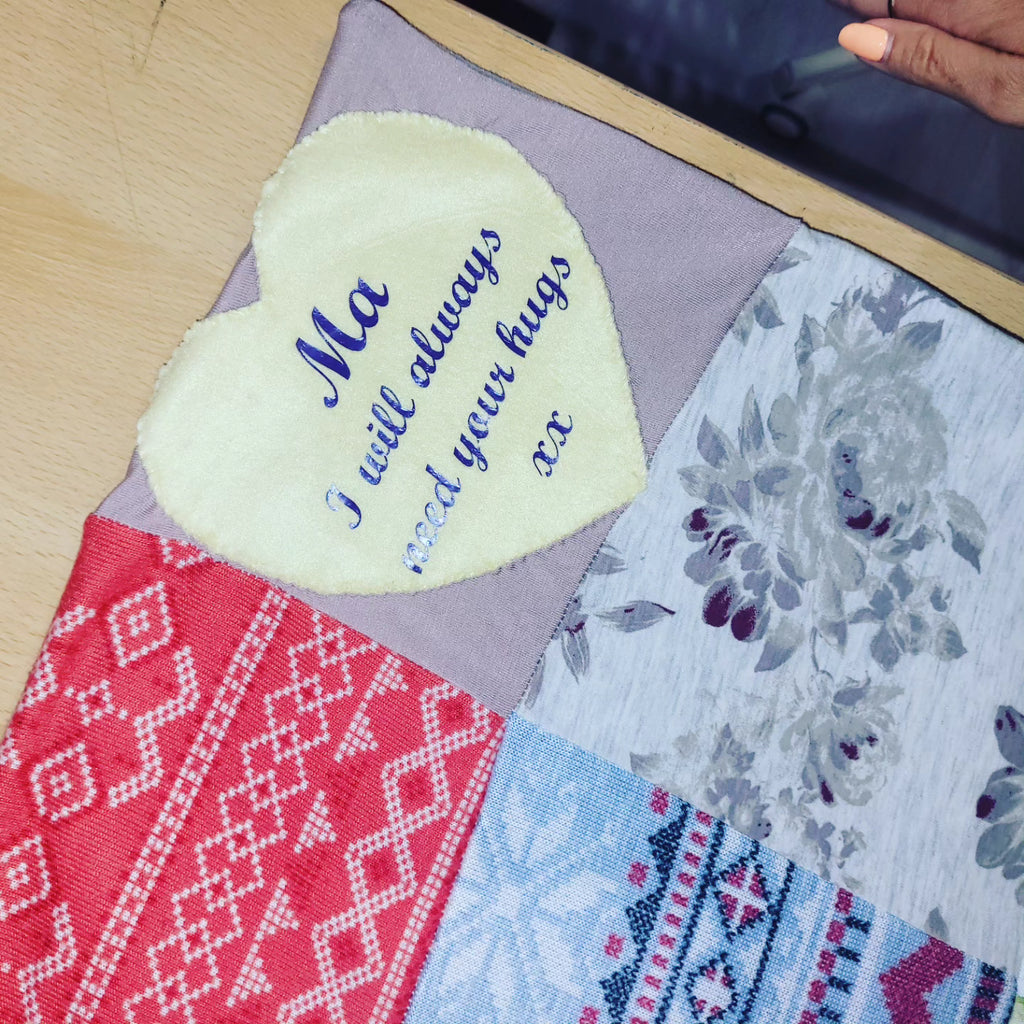 Baby clothing keepsake memory blankets xlarge By.MeggyFifee