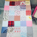 Baby clothing keepsake memory blankets xlarge By.MeggyFifee