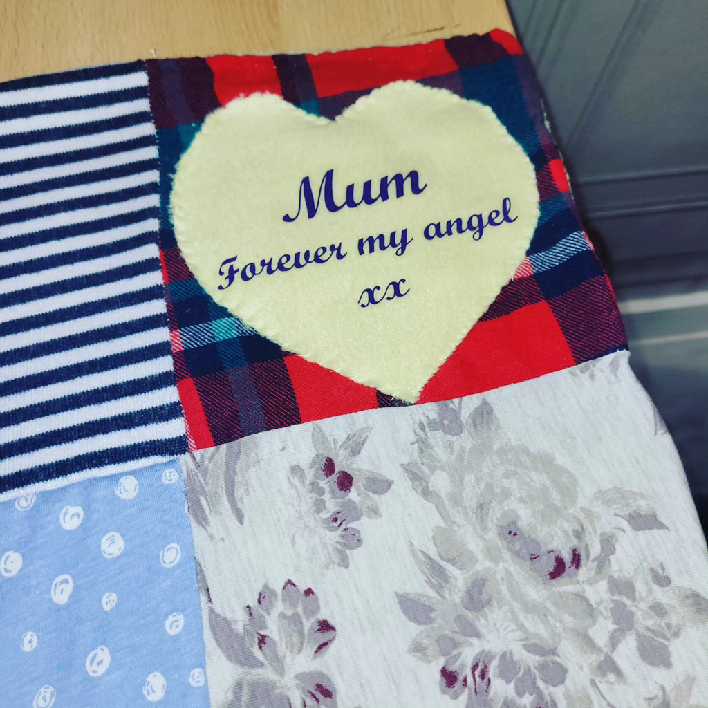 Baby clothing keepsake memory blankets xlarge By.MeggyFifee