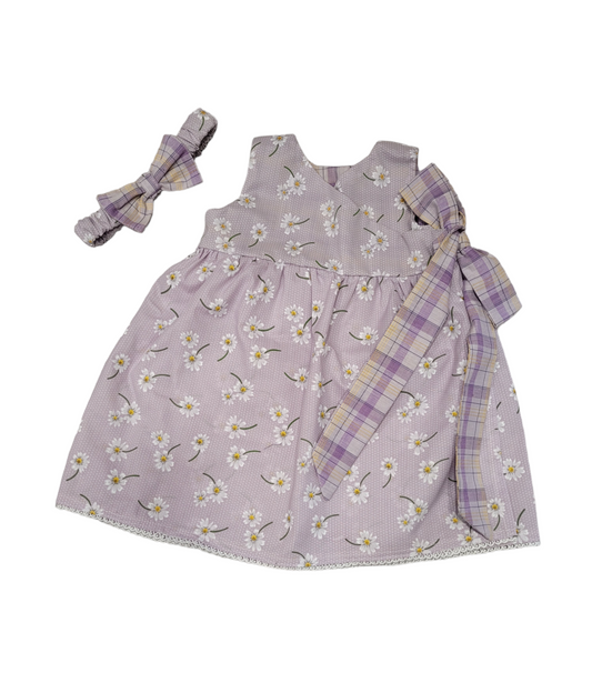 Baby girls dresses with headbands 6-12 months handmade.by.meggyfifee