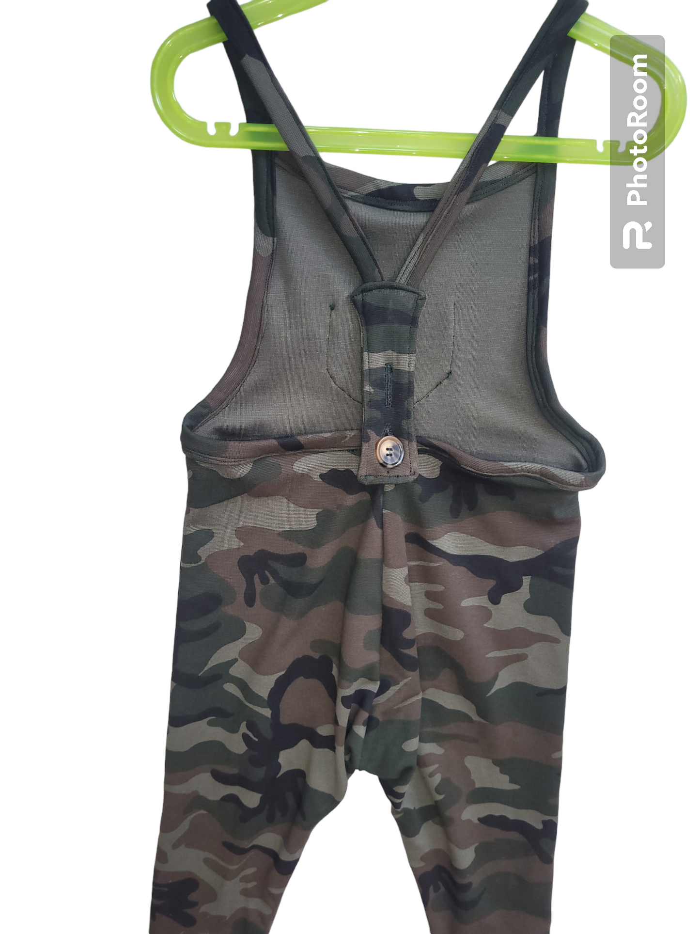 Unisex Jersey dungrees in army camouflage Handmade.By.MeggyFifee