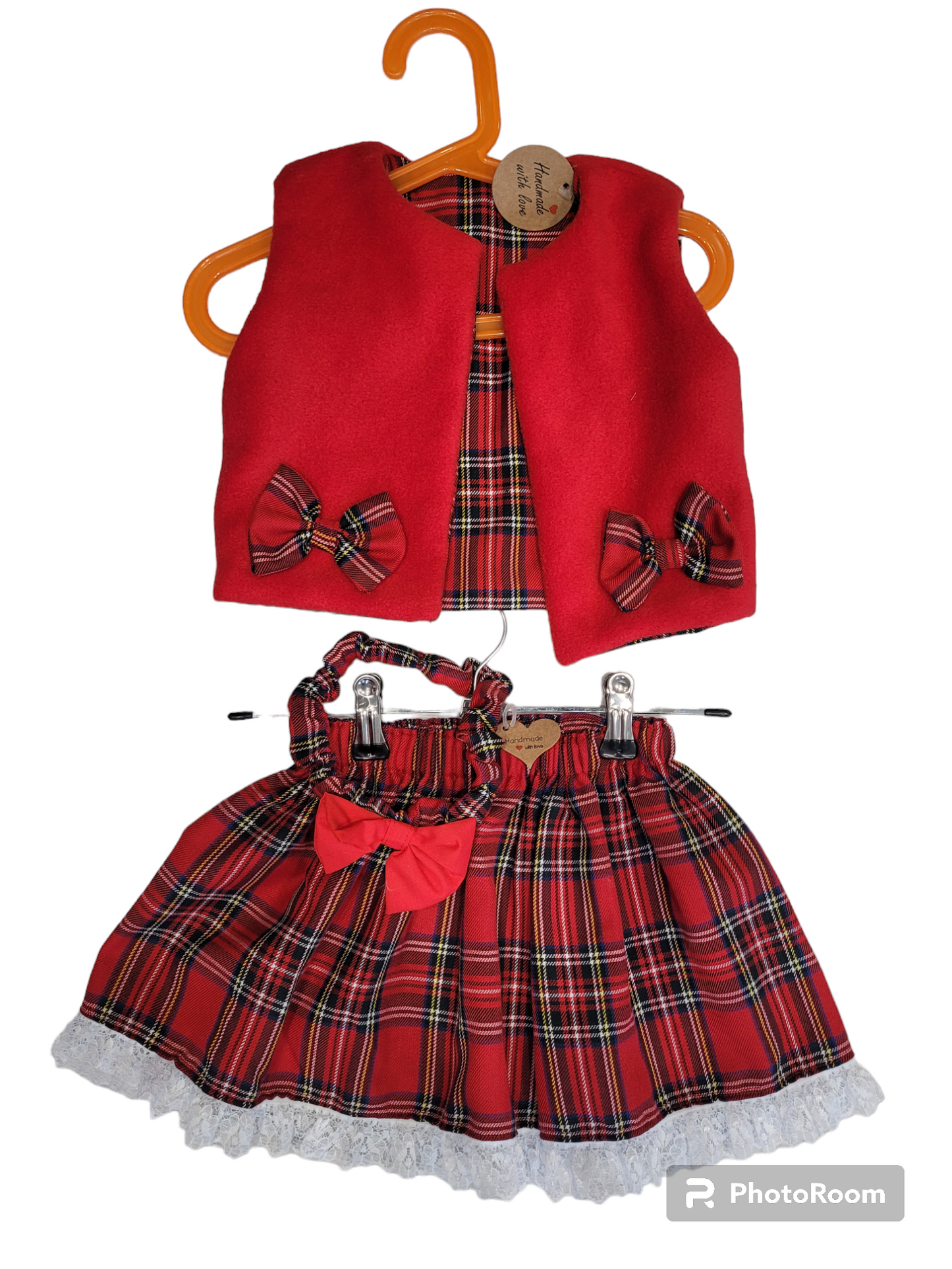 Bespoke girls fleece bow jacket Handmade.By.MeggyFifee
