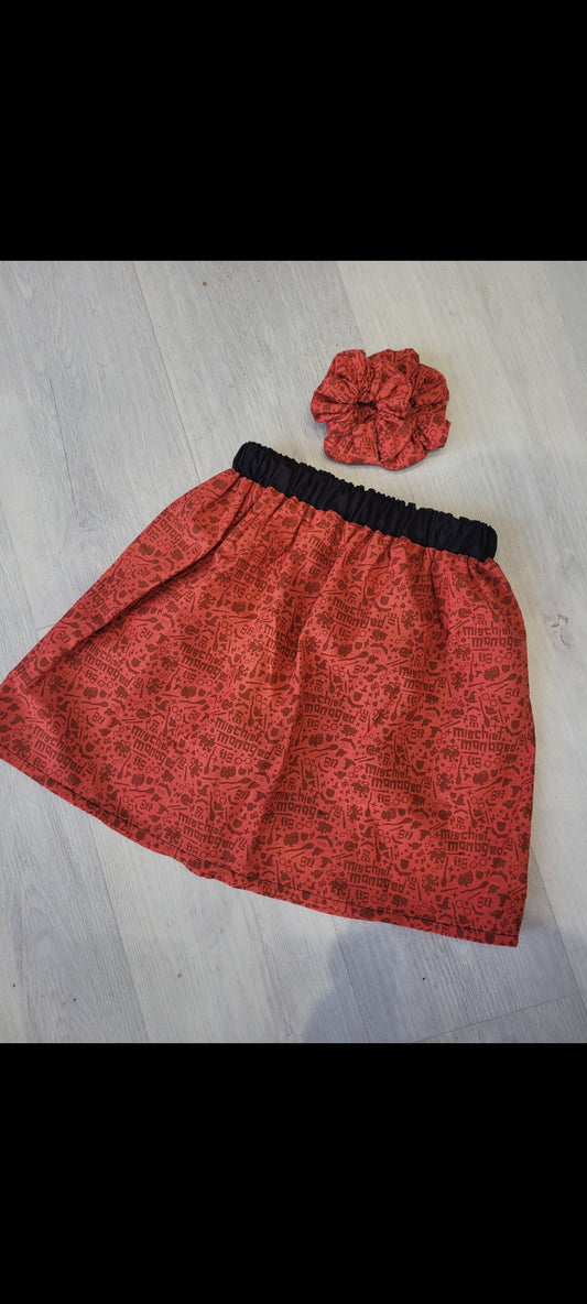 Harry potter skirt and matching bobbles age 5-6 Handmade.By.MeggyFifee