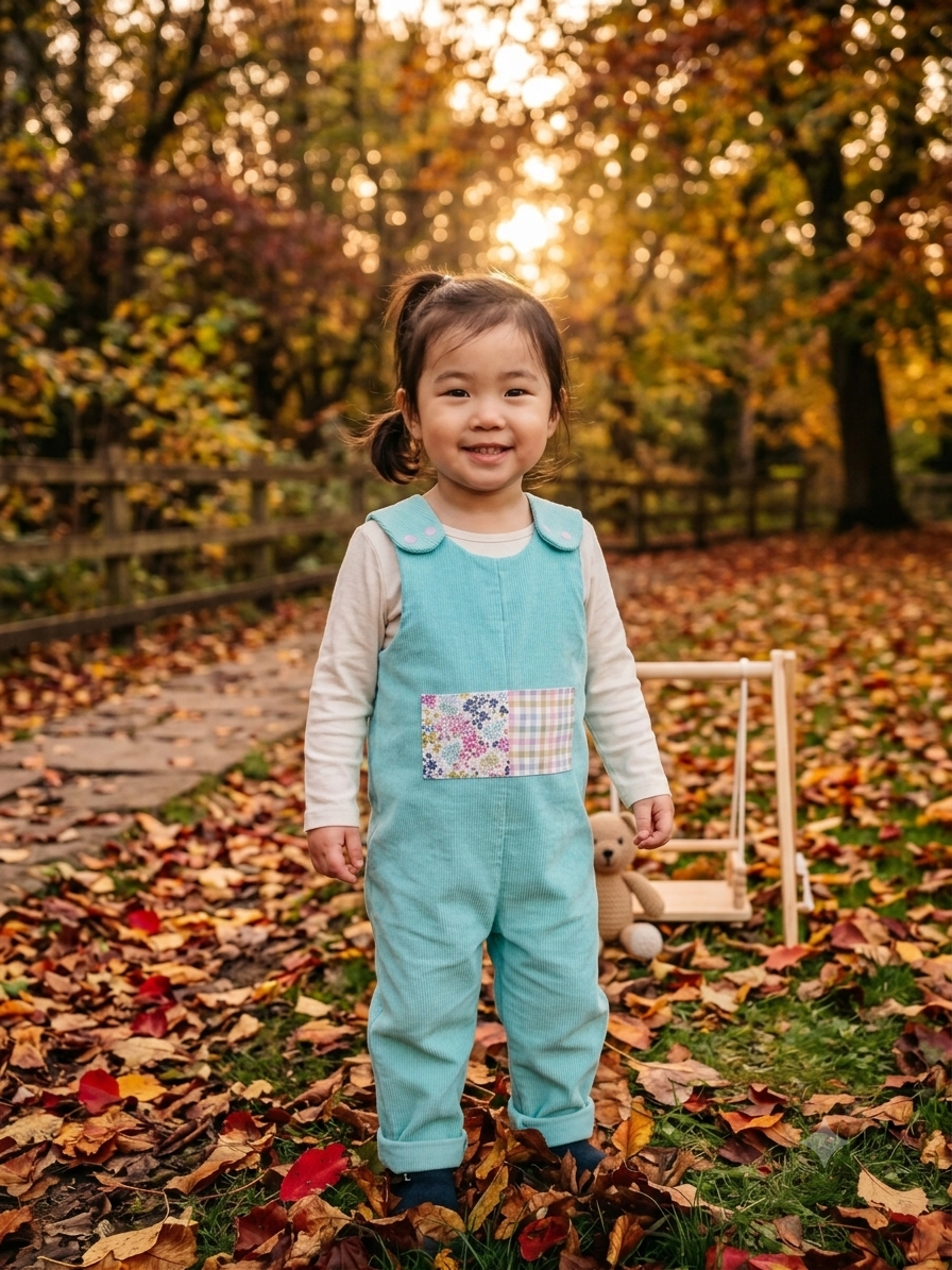 Children's playful Dungrees unisex