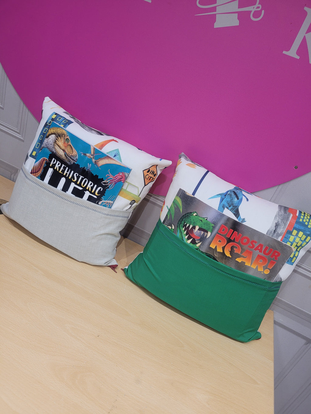 Dinosaur 🦕 reading book cushions