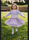 Charming handmade easter lilac bunny skirt