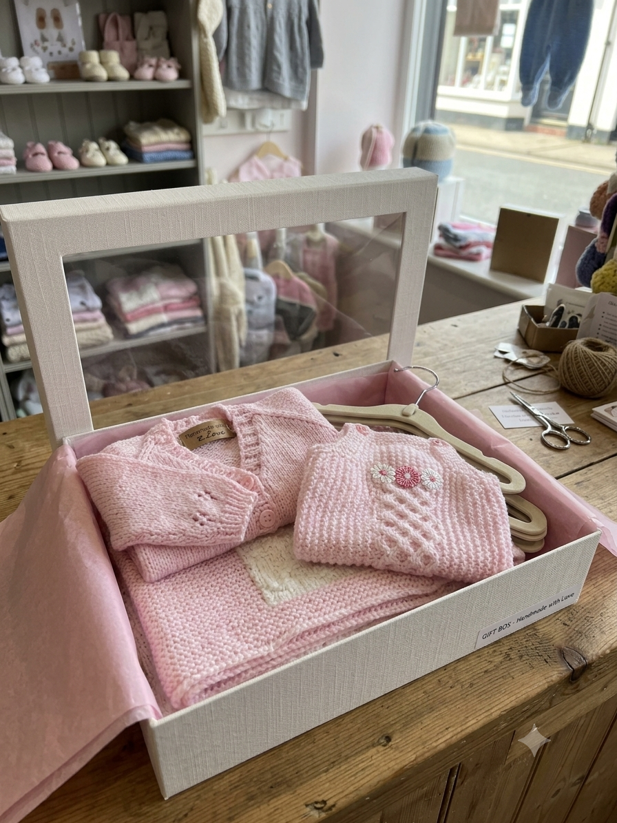 You & Me Bespoke: Delicate Pink Baby Keepsake Gift Box