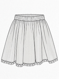 Vintage A-line skirt