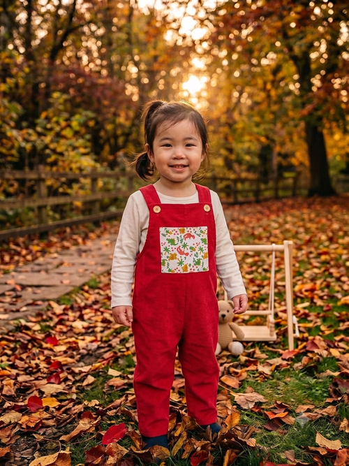 Children's playful Dungrees unisex