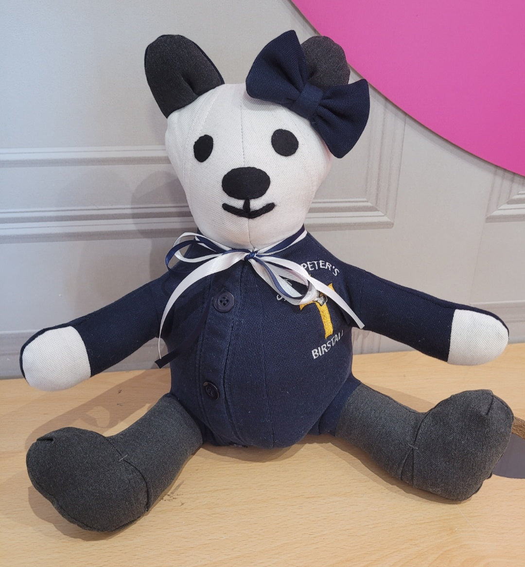 School uniform keepsake bear Handmade.By.MeggyFifee