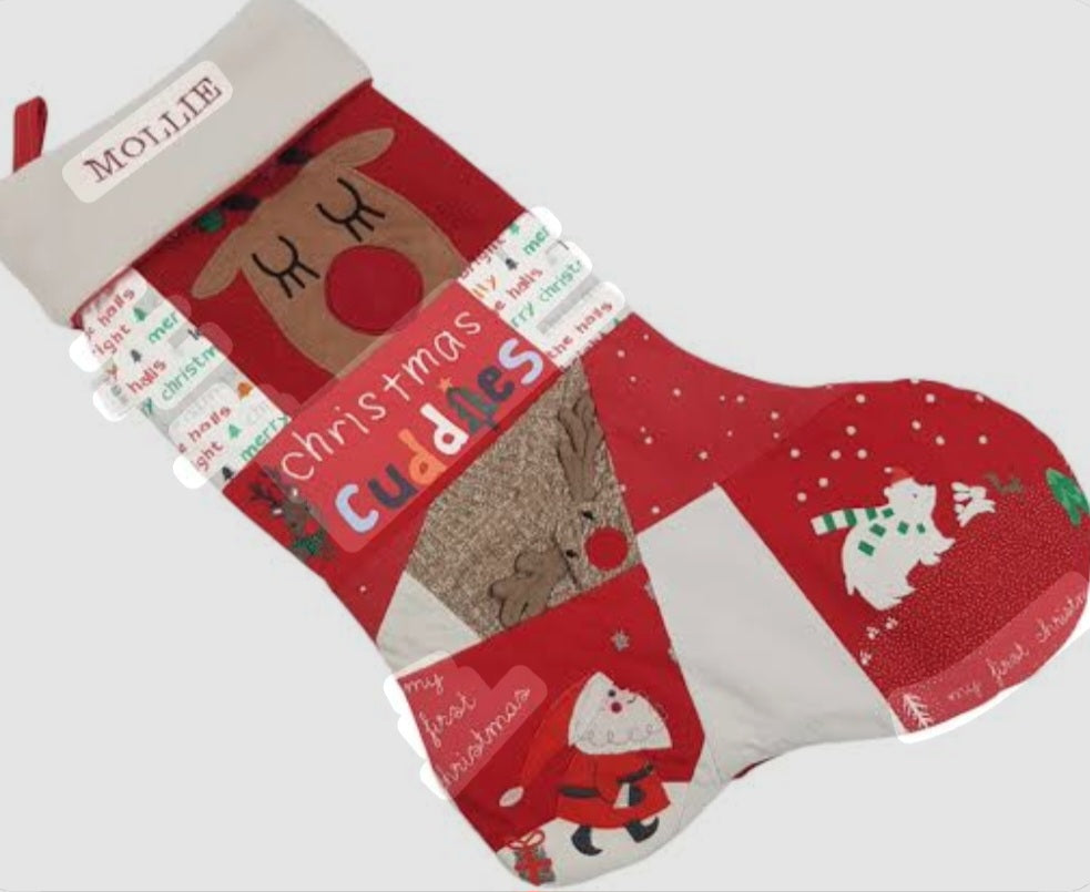 My first Christmas keepsake item made from baby clothes