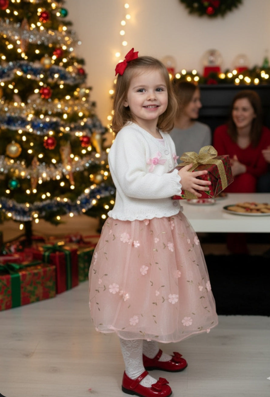 🎀 Enchanting Christmas Party Skirt for Girls
