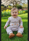 Handknitted Easter Romper 12 months +