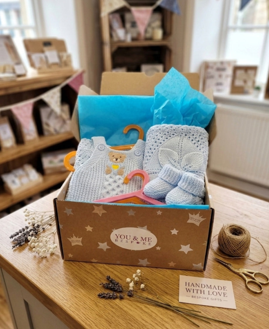 "Little Star" New born blue gift box