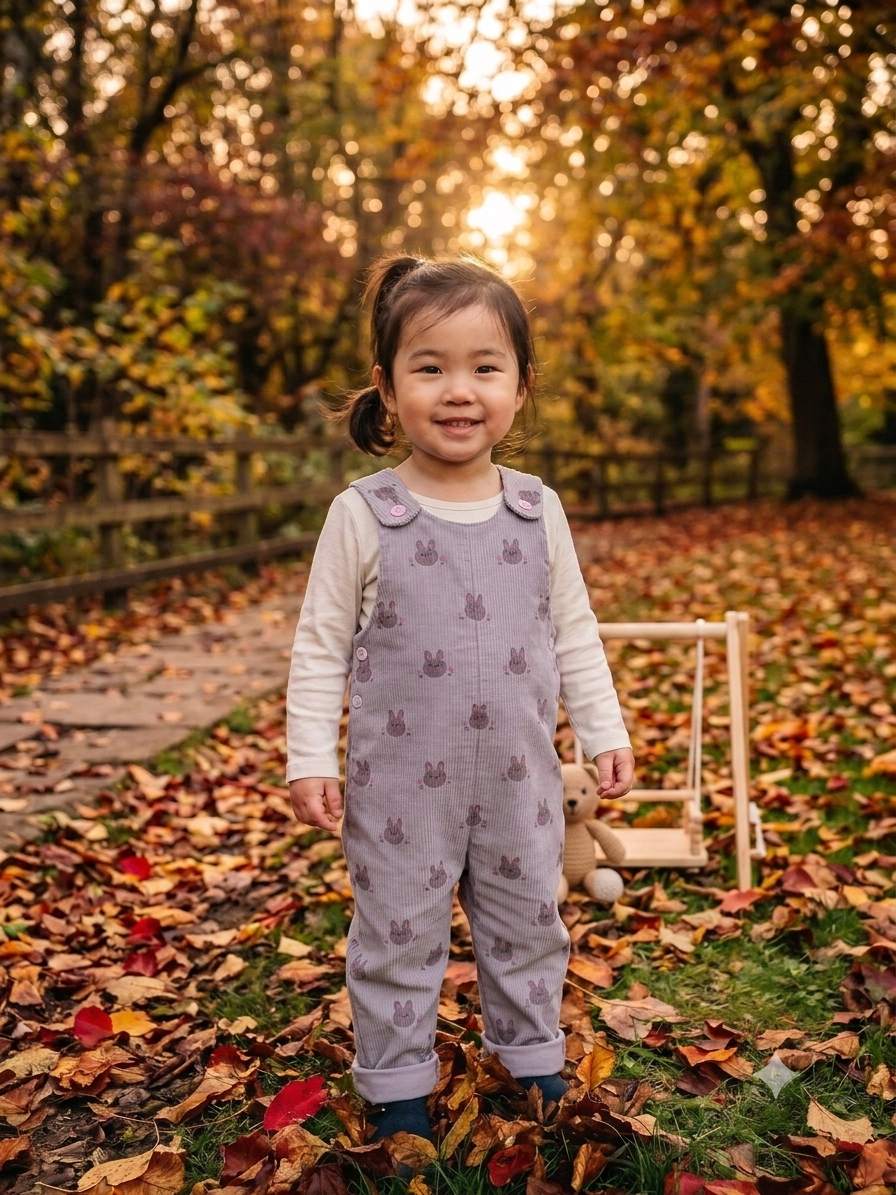 Children's playful Dungrees unisex