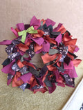 Rag wreath making workshop October Thursday 22nd 6pm