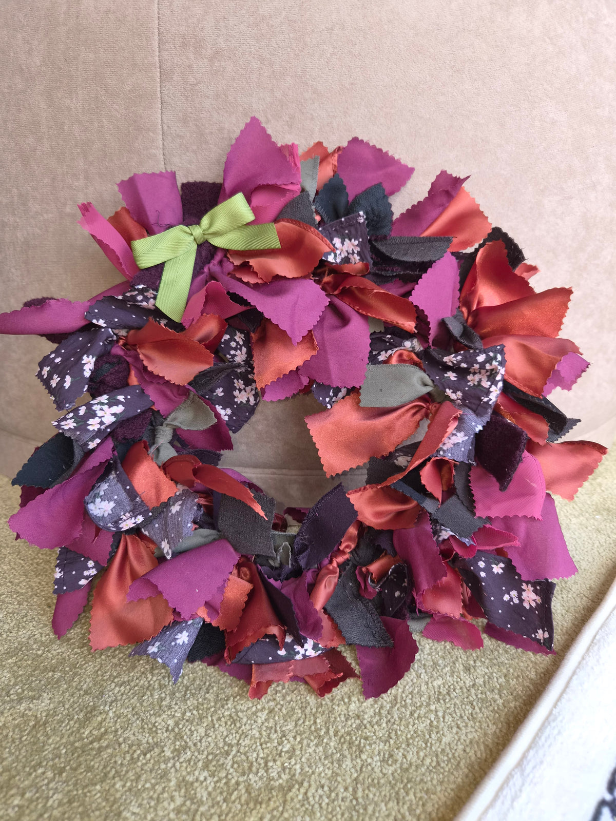 Rag wreath making workshop October Thursday 22nd 6pm