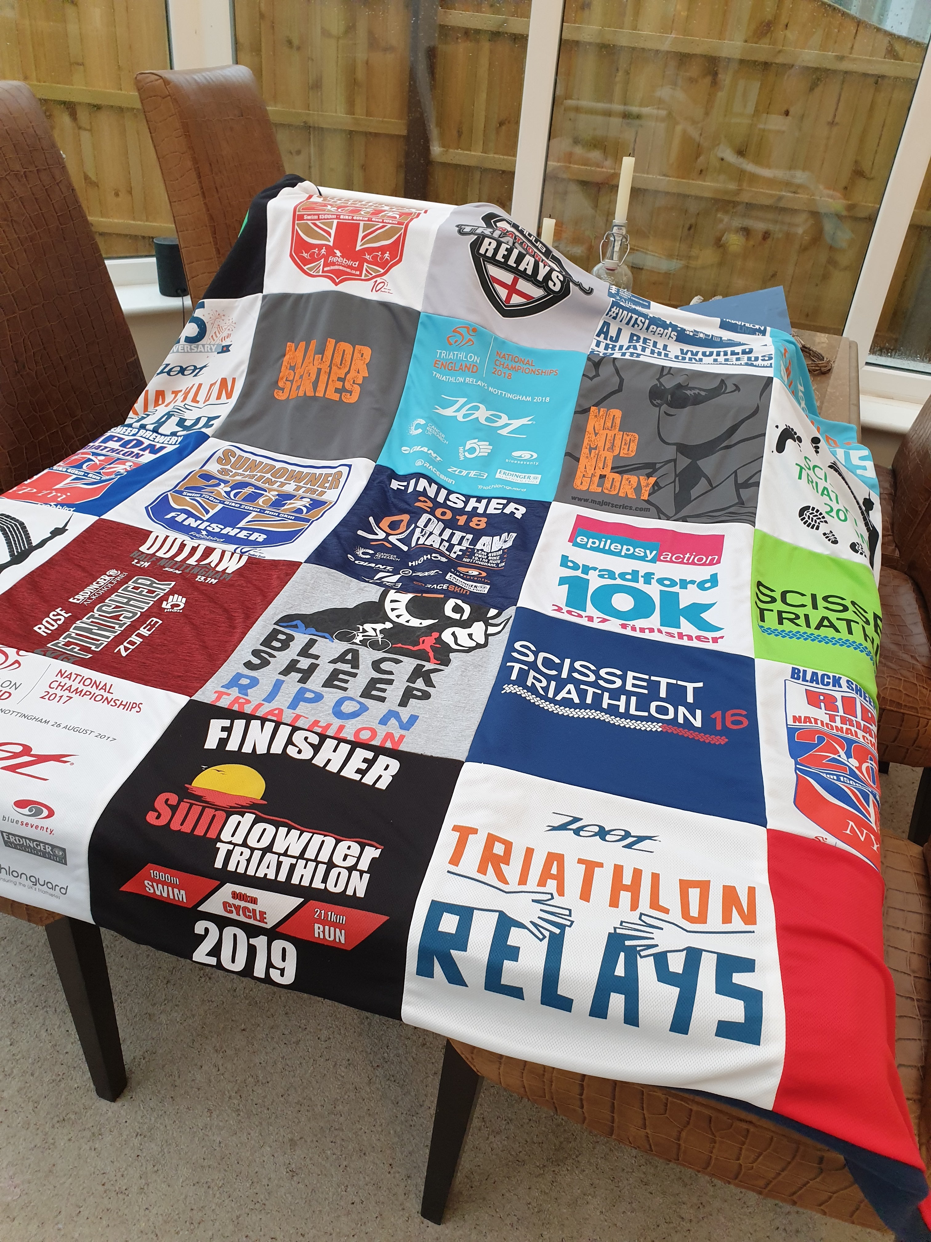 Sports shirts keepsake blanket Handmade.by.MeggyFifee