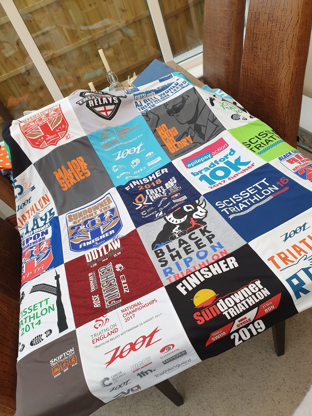 Sports shirts keepsake blanket Handmade.by.MeggyFifee