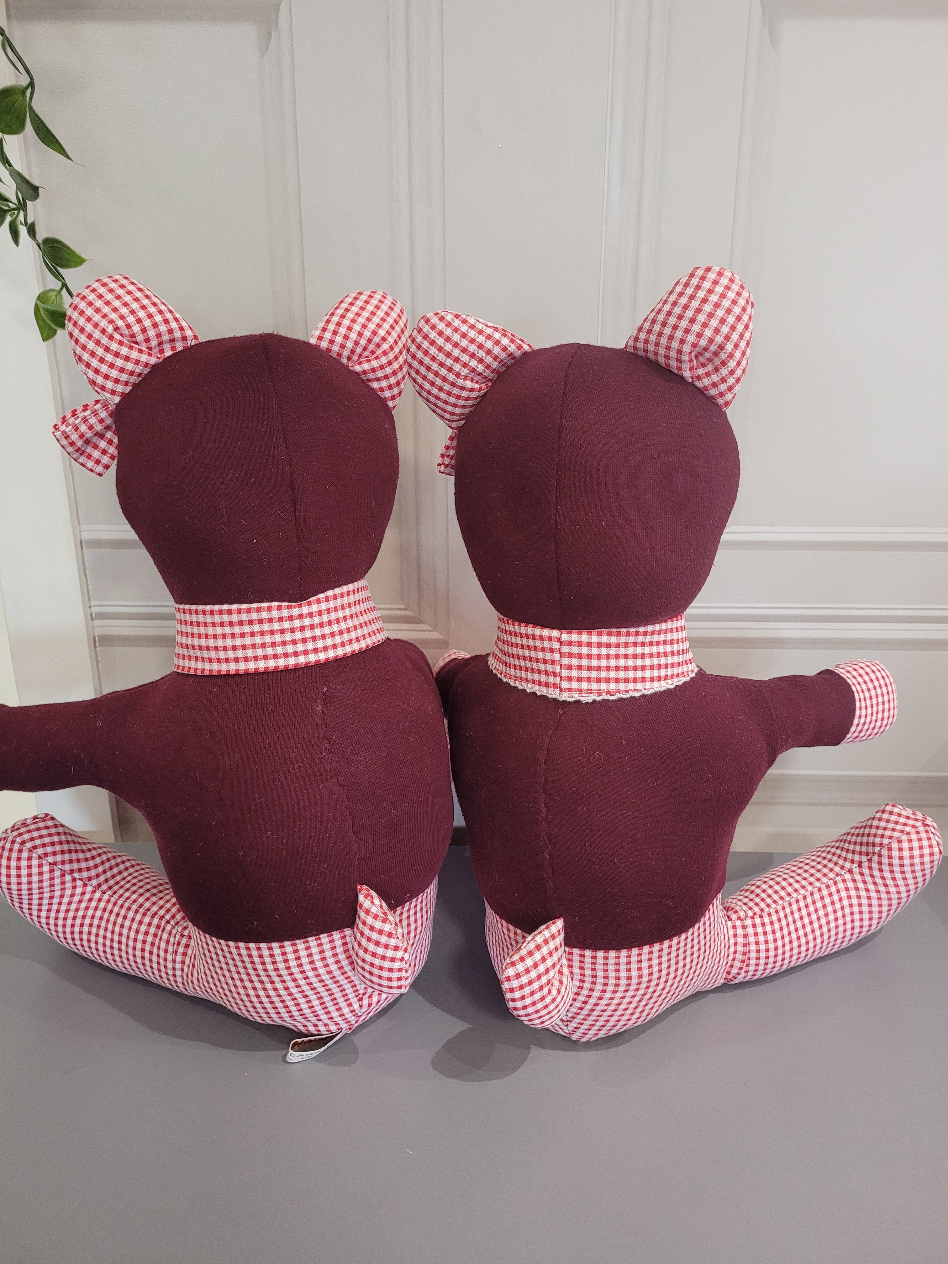 School uniform keepsake bear Handmade.By.MeggyFifee