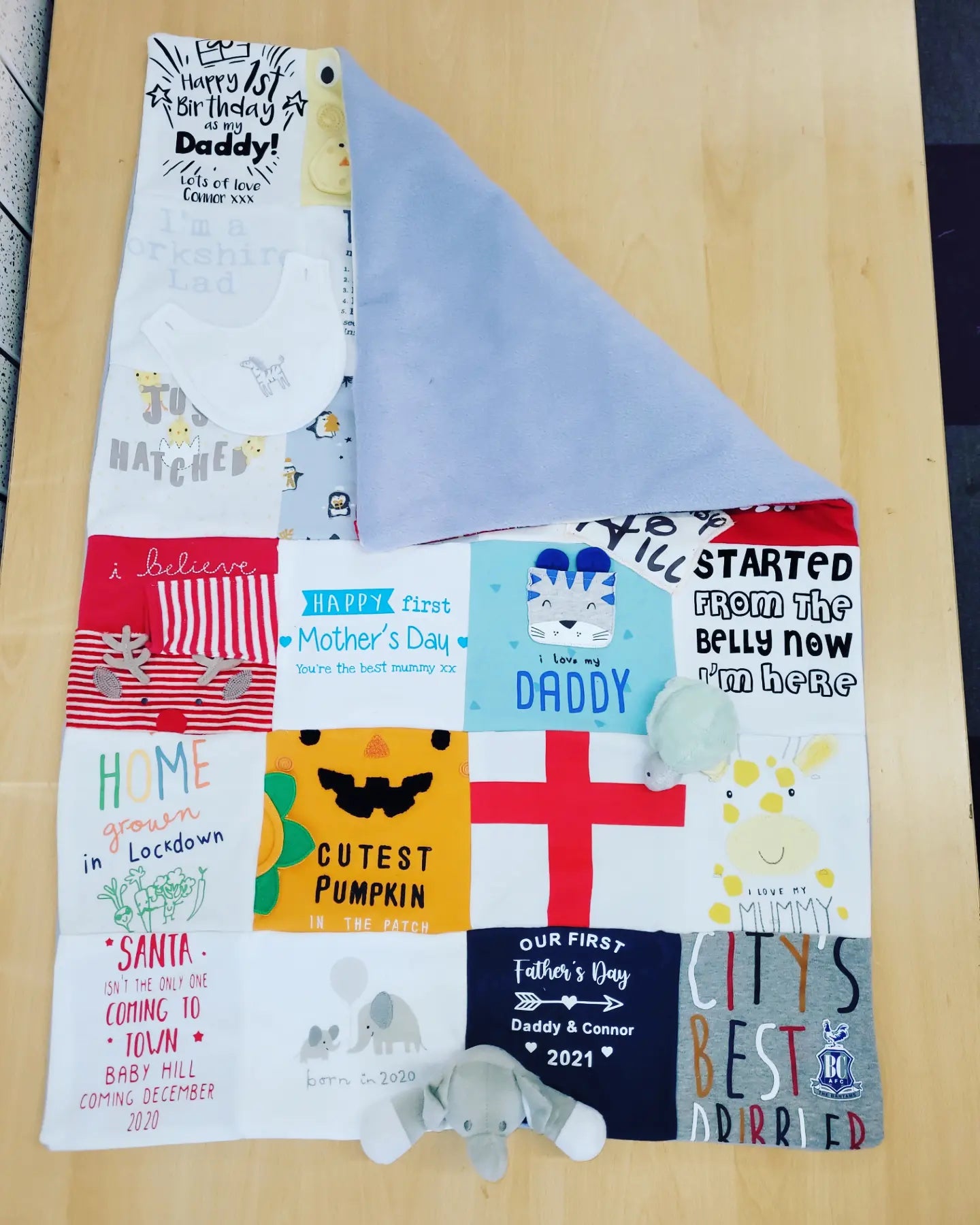 Keepsake memory baby clothing blankets med size HandmadeBy.MeggyFifee