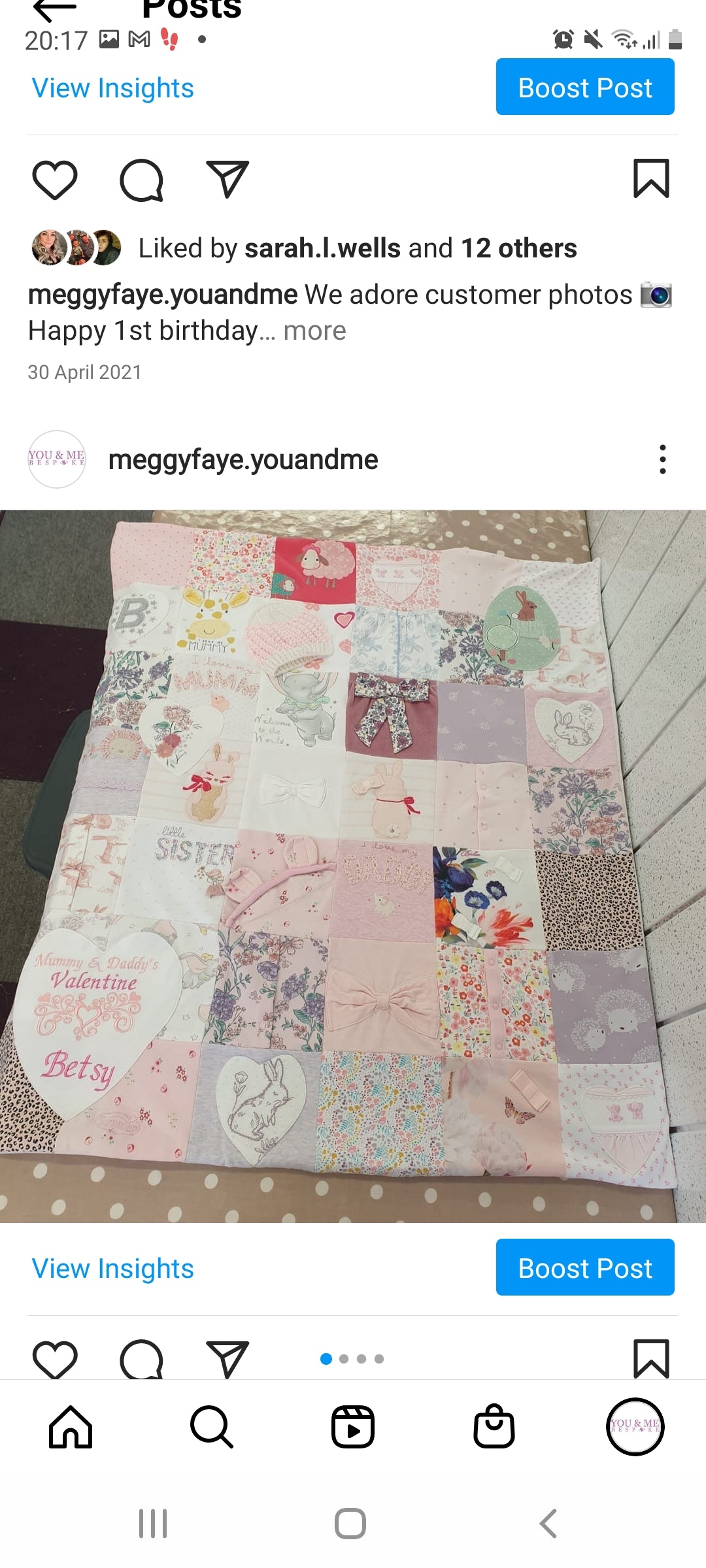 Baby clothing keepsake memory blankets xlarge By.MeggyFifee